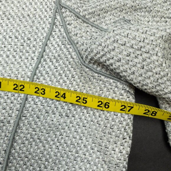 Lafayette 148 Tweed Zip Jacket Women's 3X Linen Blend Geometric Full Zip Blazer - Picture 15 of 16